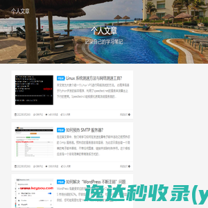 个人文章